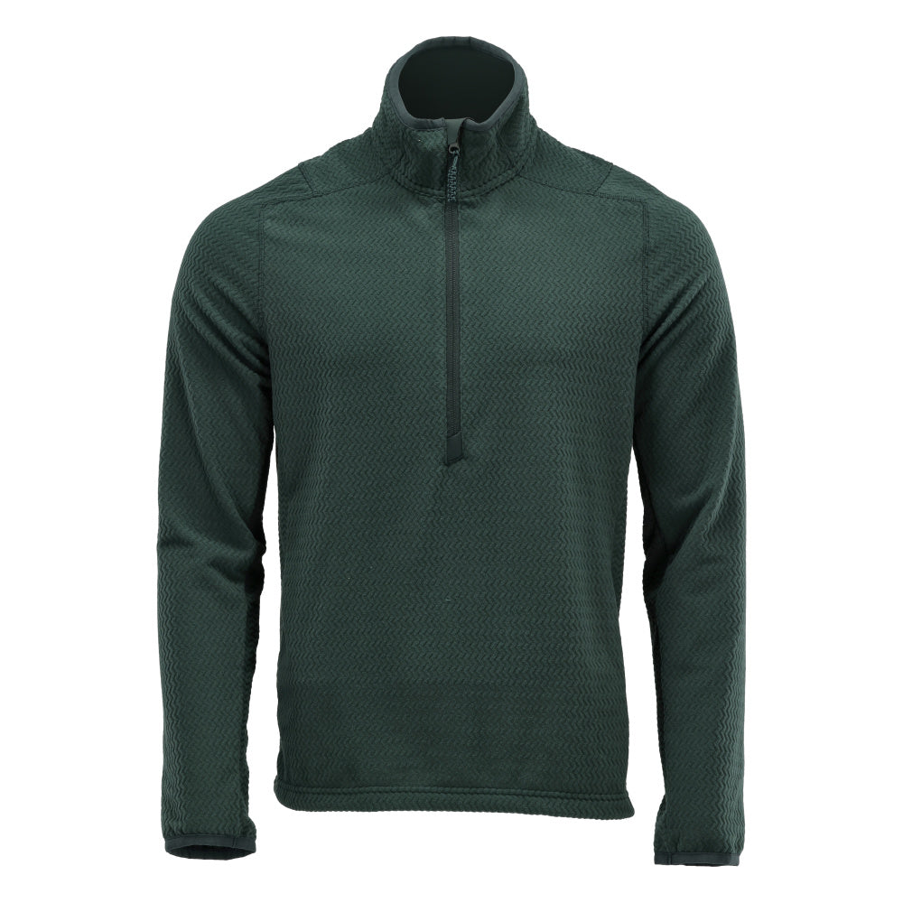 Mascot Microfleece Pullover mit kurzem Reißverschluss Customized Waldgrün