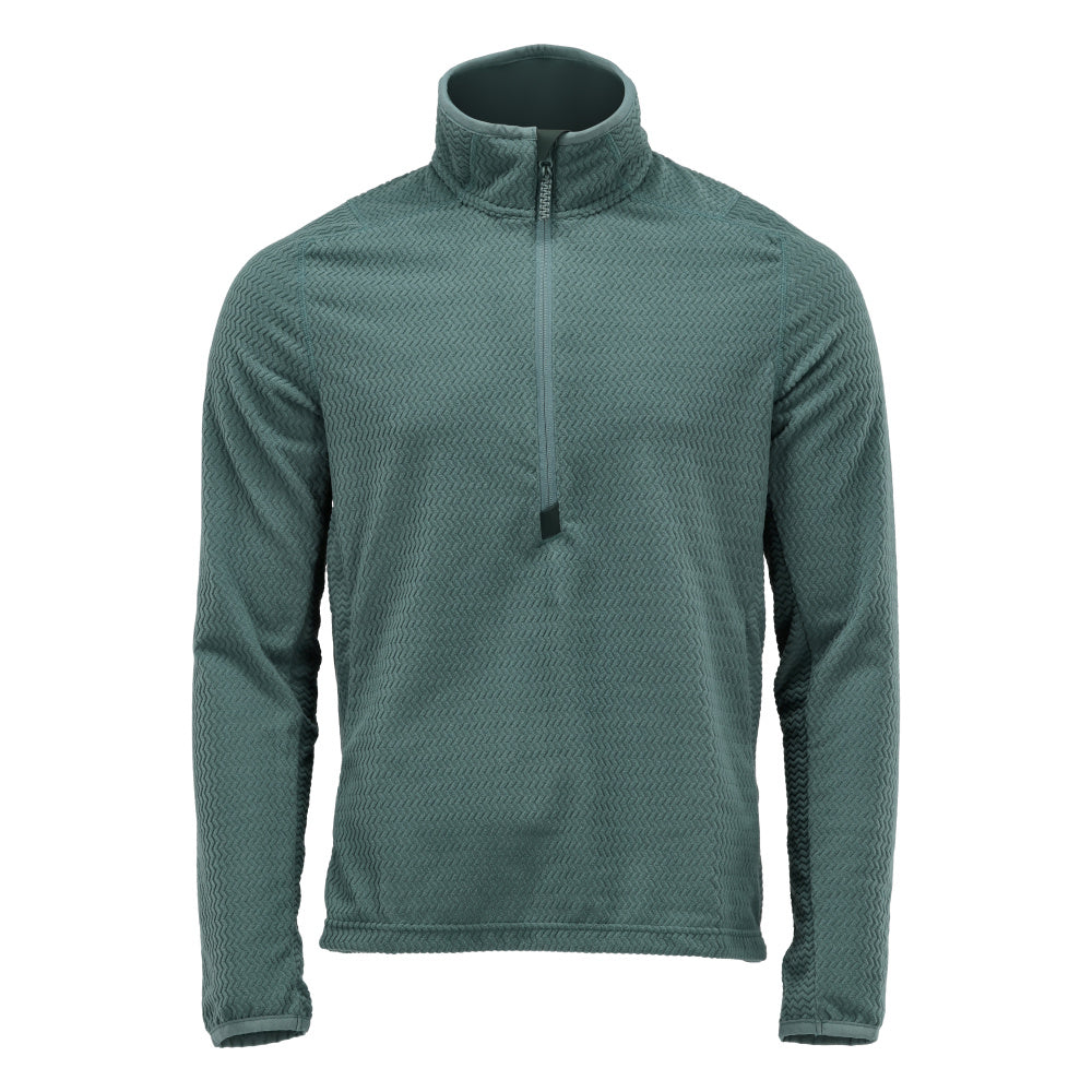 Mascot Microfleece Pullover mit kurzem Reißverschluss Customized Hell Waldgrün