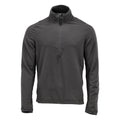 Mascot Microfleece Pullover mit kurzem Reißverschluss Customized Anthrazitgrau
