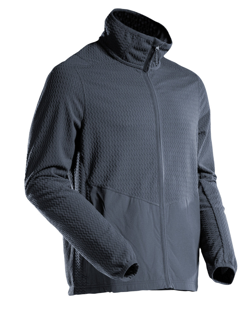 Mascot Microfleece Pullover mit Reißverschluss Customized Schwarzblau