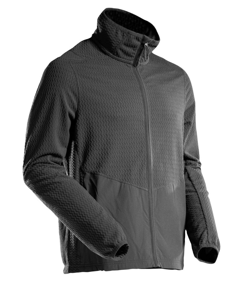 Mascot Microfleece Pullover mit Reißverschluss Customized Schwarz