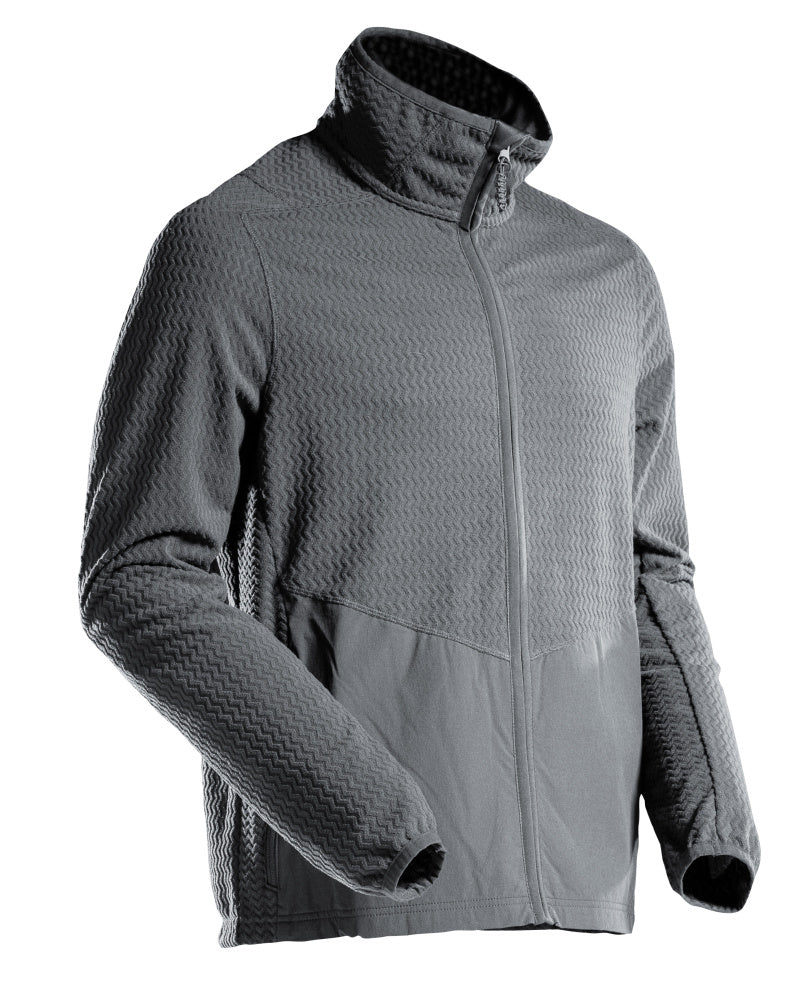 Mascot Microfleece Pullover mit Reißverschluss Customized Anthrazitgrau