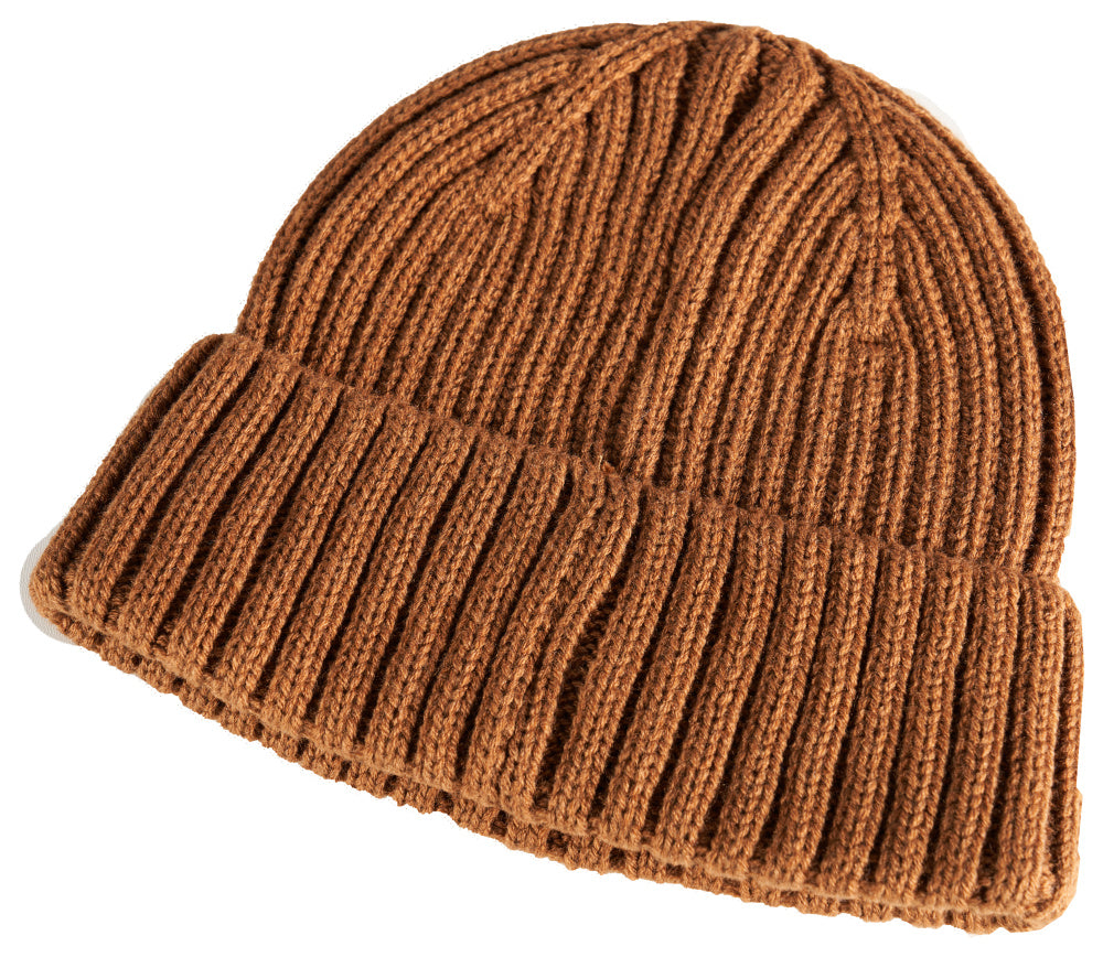 Mascot Strickmütze Customized Nussbraun