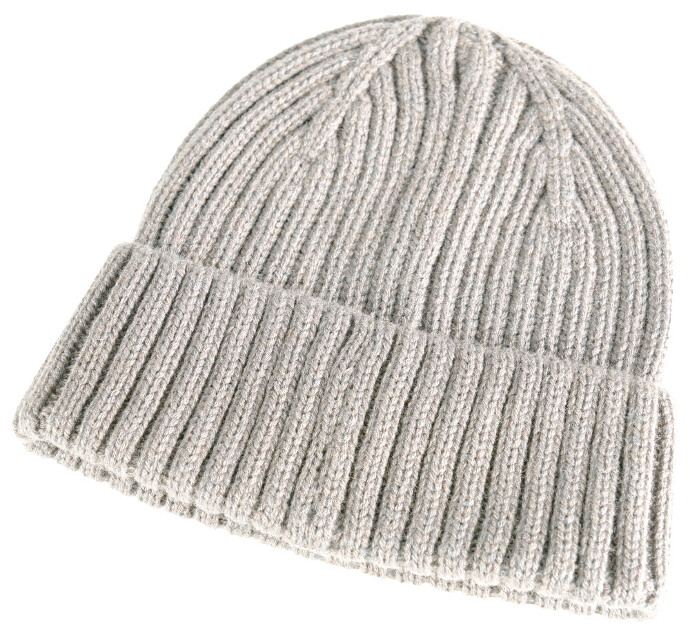 Mascot Strickmütze Customized Silbergrau