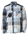 Mascot Hemd aus Flanell kariert Futter Customized Customized Schwarzblau-kariert