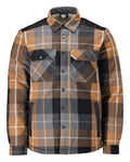 Mascot Hemd aus Flanell kariert Futter Customized Customized Nussbraun-kariert