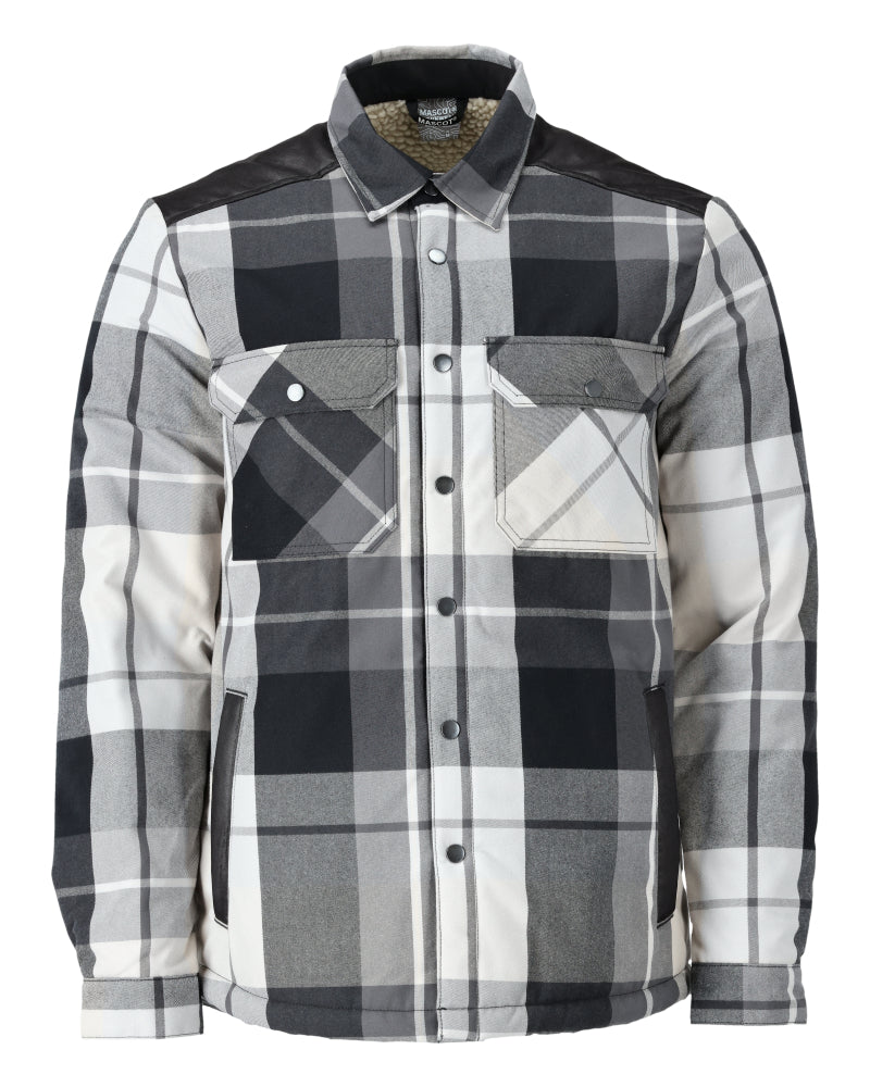 Mascot Hemd aus Flanell kariert Futter Customized Customized Anthrazitgrau-kariert