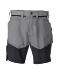 Mascot Short Customized mit Stretch Zones Customized Anthrazitgrau/Schwarz