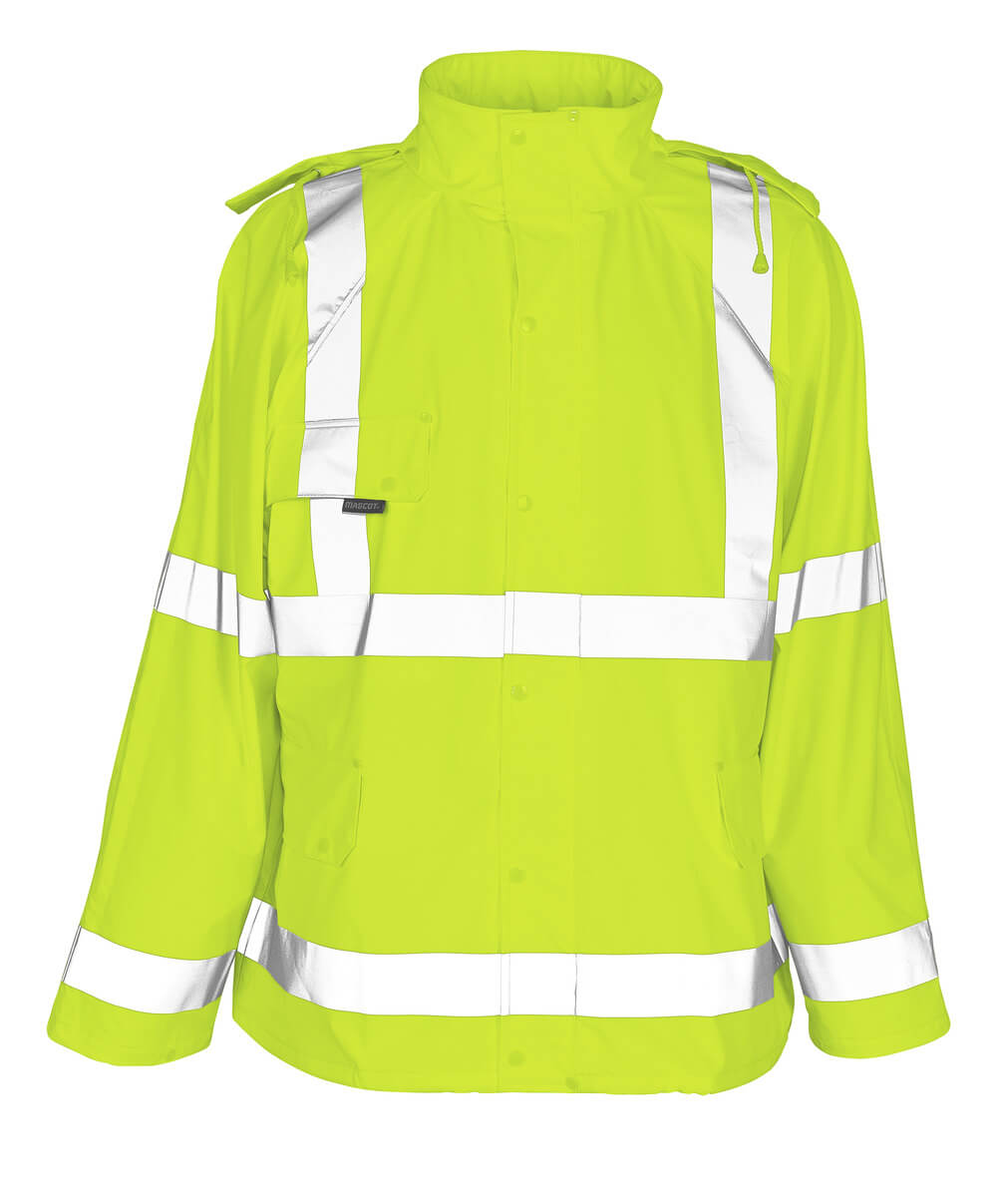 Mascot Regenjacke Safe aqua Feldbach Hi-vis Gelb