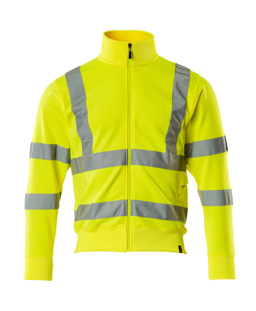 Mascot Sweatshirt mit Reißverschluss Safe classic Maringa Hi-vis Gelb