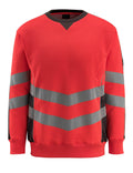 Mascot Sweatshirt Safe supreme Wigton Hi-vis Rot/Dunkelanthrazit