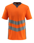 Mascot T-Shirt Safe supreme Sandwell Hi-vis Orange/Schwarzblau