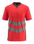 Mascot T-Shirt Safe supreme Sandwell Hi-vis Rot/Dunkelanthrazit
