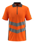 Mascot Polo-Shirt Safe supreme Murton Hi-vis Orange/Dunkelanthrazit