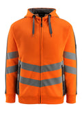Mascot Kapuzensweatshirt mit Reißverschluss Safe supreme Corby Hi-vis Orange/Dunkelanthrazit