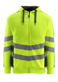 Mascot Kapuzensweatshirt mit Reißverschluss Safe supreme Corby Hi-vis Gelb/Schwarz