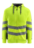 Mascot Kapuzensweatshirt mit Reißverschluss Safe supreme Corby Hi-vis Gelb/Dunkelanthrazit