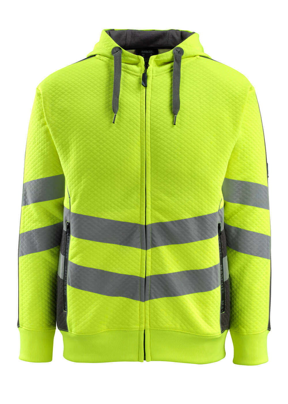 Mascot Kapuzensweatshirt mit Reißverschluss Safe supreme Corby Hi-vis Gelb/Dunkelanthrazit