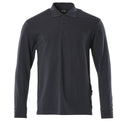 Mascot Polo-Shirt Langarm Crossover Manila A Graphitblau