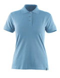 Mascot Polo-Shirt Crossover Samos Hellblau