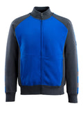 Mascot Sweatshirt mit Reißverschluss Unique Amberg Kornblau/Schwarzblau