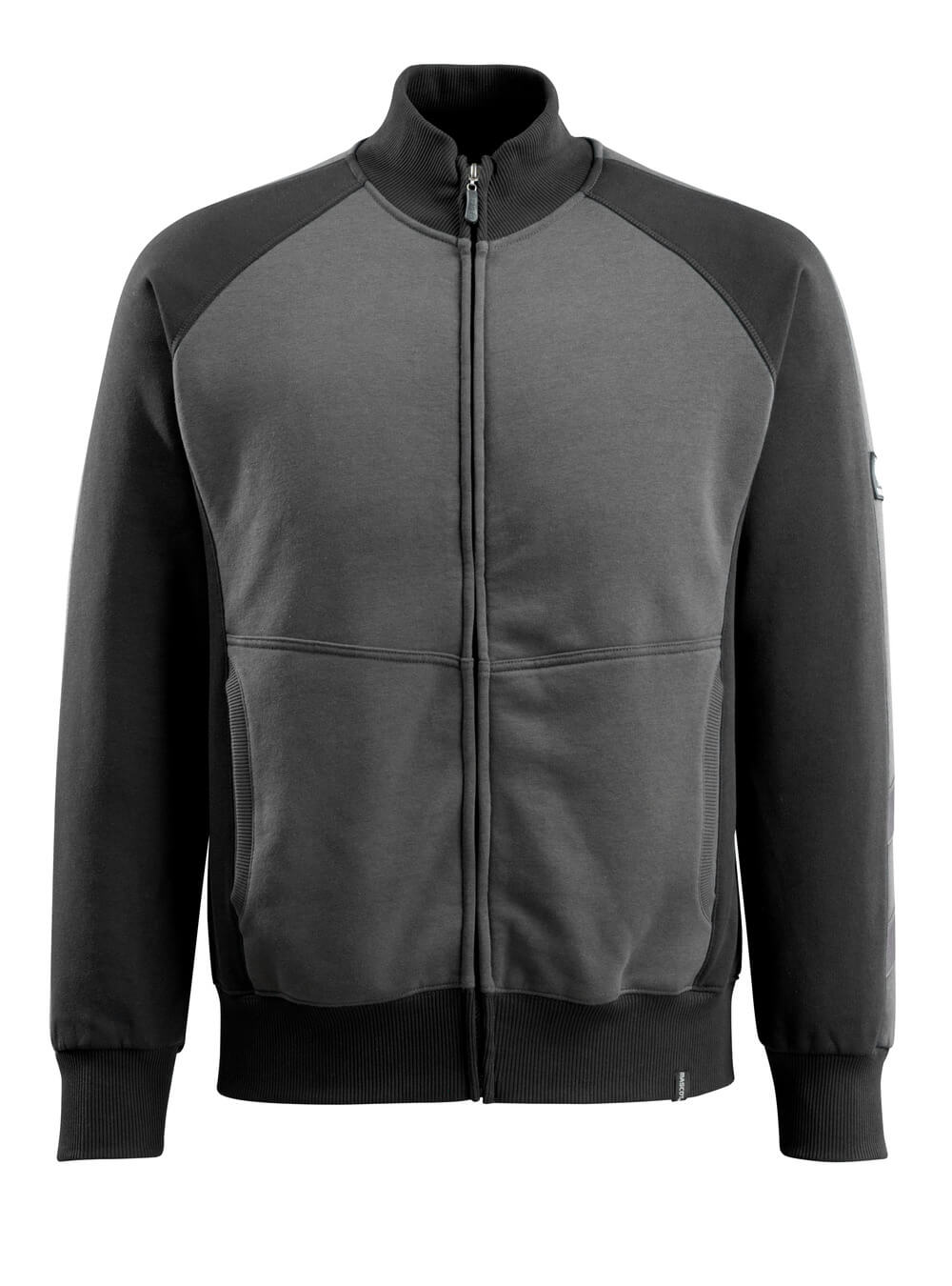 Mascot Sweatshirt mit Reißverschluss Unique Amberg Dunkelanthrazit/Schwarz