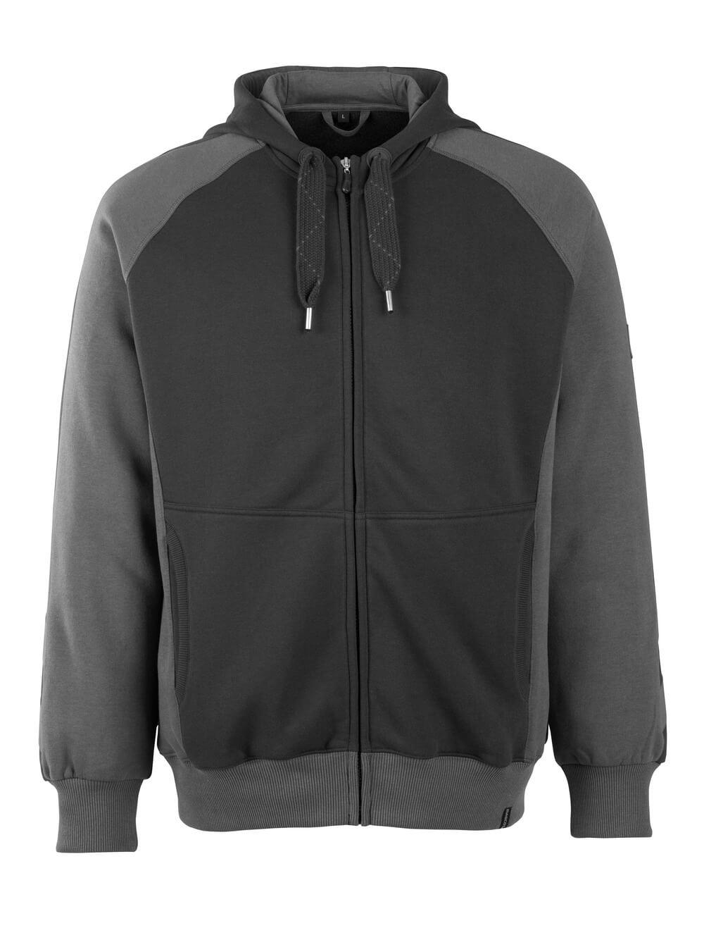 Mascot Kapuzensweatshirt mit Reißverschluss Unique Wiesbaden Schwarz/Dunkelanthrazit