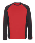 Mascot T-Shirt Langarm Unique Bielefeld Rot/Schwarz