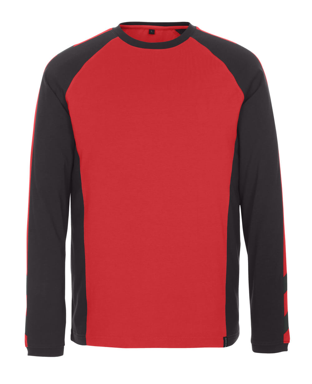 Mascot T-Shirt Langarm Unique Bielefeld Rot/Schwarz