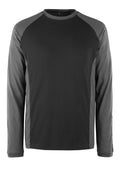 Mascot T-Shirt Langarm Unique Bielefeld Schwarz/Dunkelanthrazit