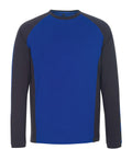 Mascot T-Shirt Langarm Unique Bielefeld Kornblau/Schwarzblau