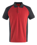 Mascot Polo-Shirt Unique Bottrop Rot/Schwarz