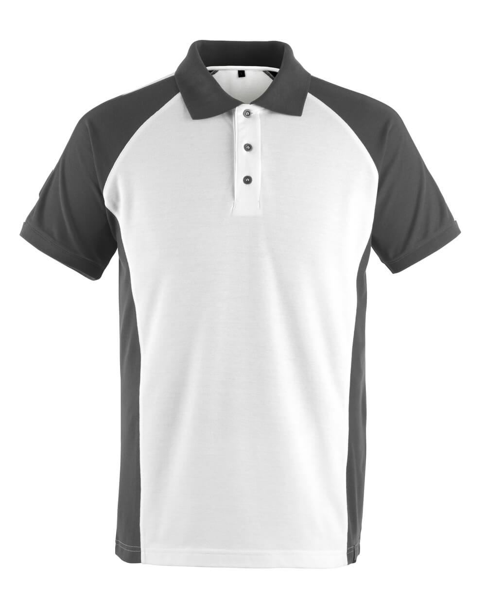 Mascot Polo-Shirt Unique Bottrop Weiß/Dunkelanthrazit