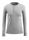 Mascot T-Shirt Langarm Crossover Pelham Grau-meliert
