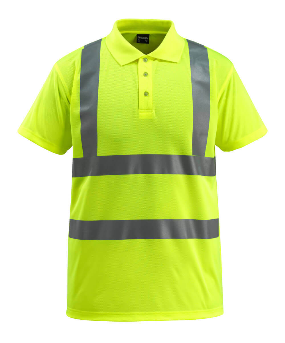 Mascot Polo-Shirt Safe light Bowen Hi-vis Gelb