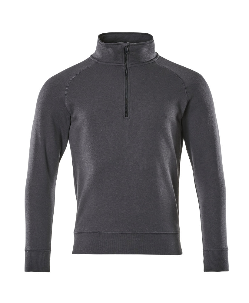 Mascot Sweatshirt mit kurzem Reißverschluss Crossover Nantes Schwarzblau