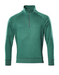 Mascot Sweatshirt mit kurzem Reißverschluss Crossover Nantes Grün