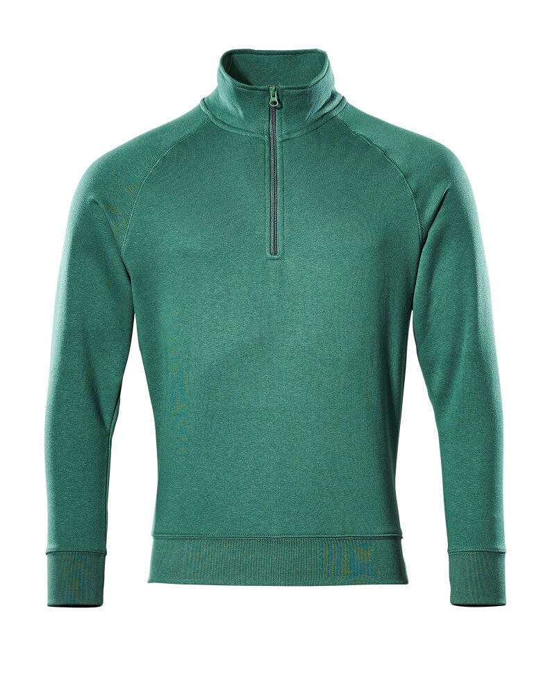 Mascot Sweatshirt mit kurzem Reißverschluss Crossover Nantes Grün