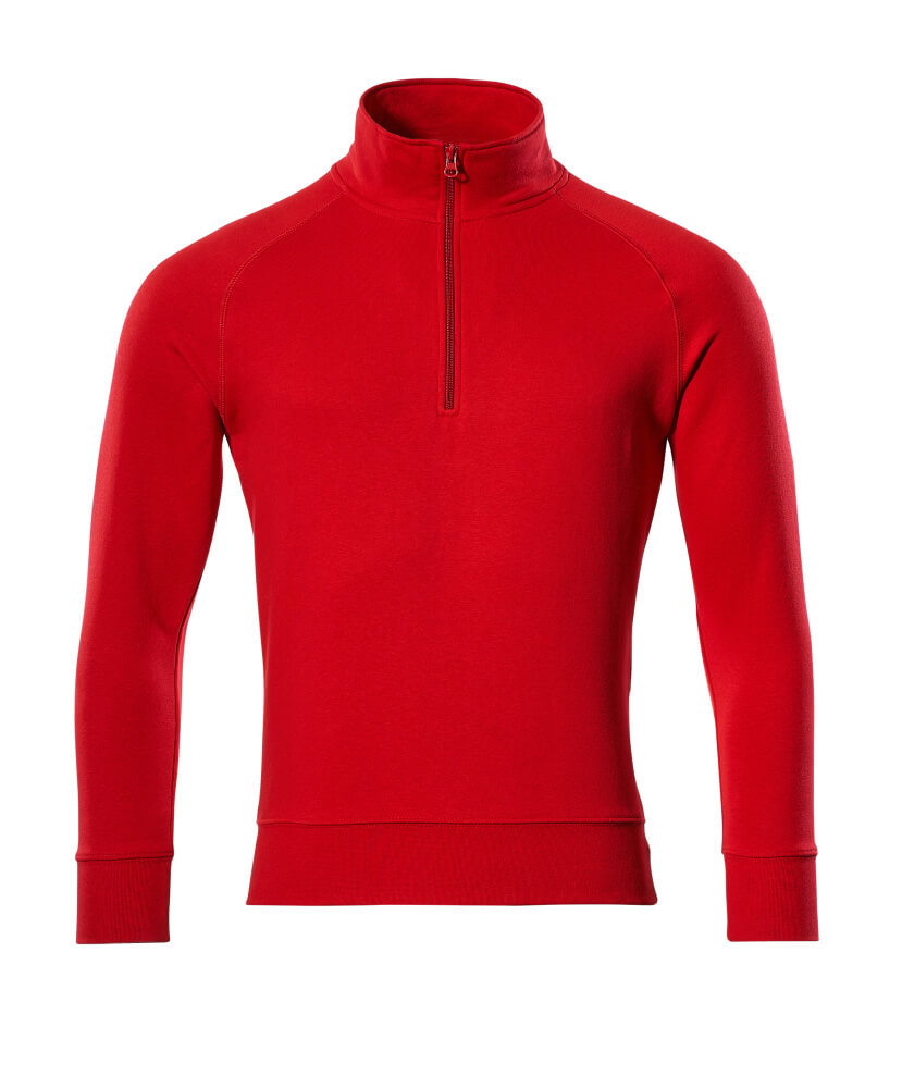Mascot Sweatshirt mit kurzem Reißverschluss Crossover Nantes Verkehrsrot