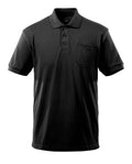 Mascot Polo-Shirt mit Brusttasche Crossover Orgon Schwarz