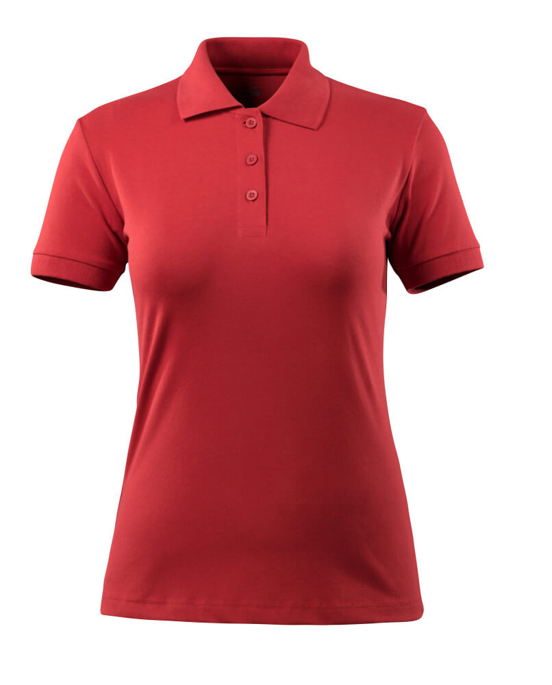 Mascot Polo-Shirt Damen Crossover Grasse Rot