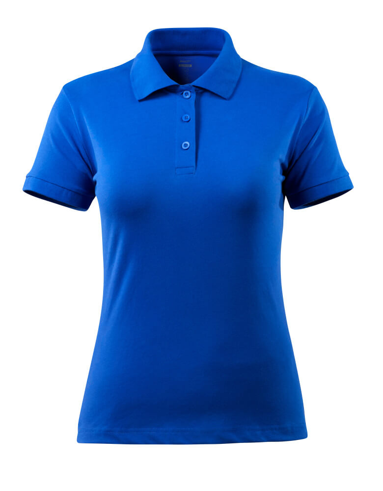 Mascot Polo-Shirt Damen Crossover Grasse Kornblau