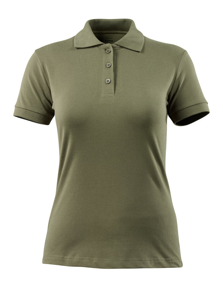 Mascot Polo-Shirt Damen Crossover Grasse Moosgrün