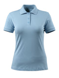 Mascot Polo-Shirt Damen Crossover Grasse Hellblau