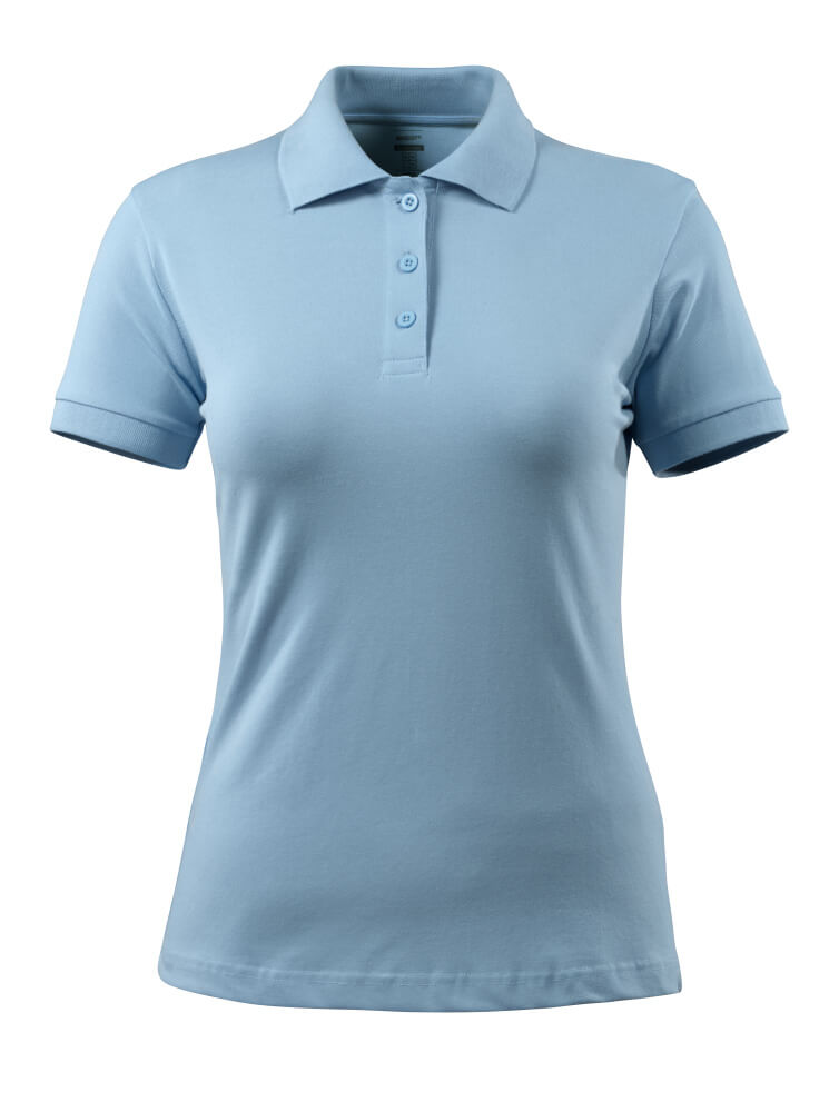 Mascot Polo-Shirt Damen Crossover Grasse Hellblau