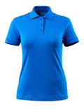 Mascot Polo-Shirt Damen Crossover Grasse Azurblau