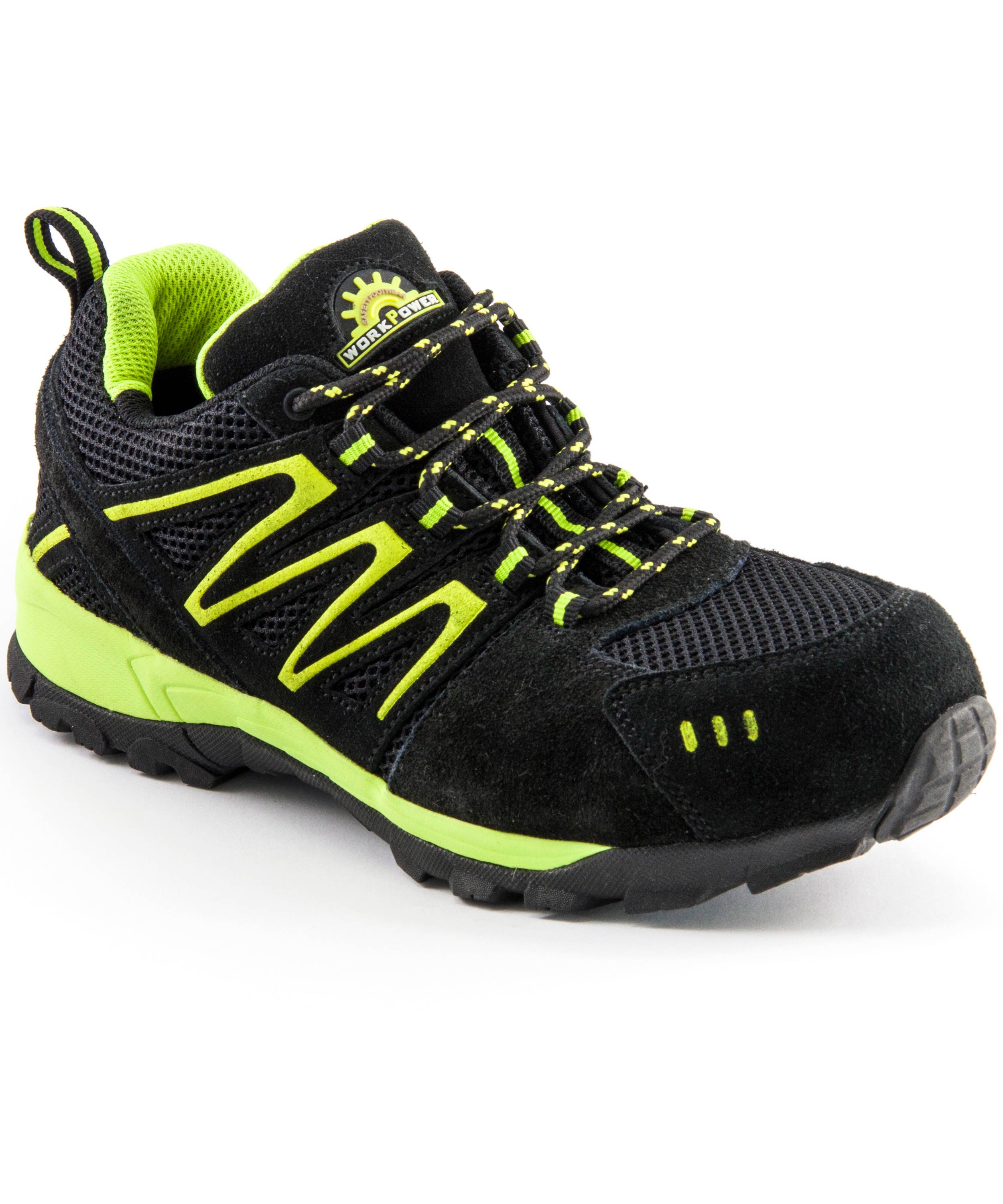 Damen Sicherheitshalbschuh S1P Sandy schwarz/neongrün