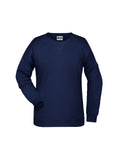 James & Nicholson Leicht tailliertes Damen Sweatshirt navy