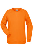 James & Nicholson Leicht tailliertes Damen Sweatshirt orange
