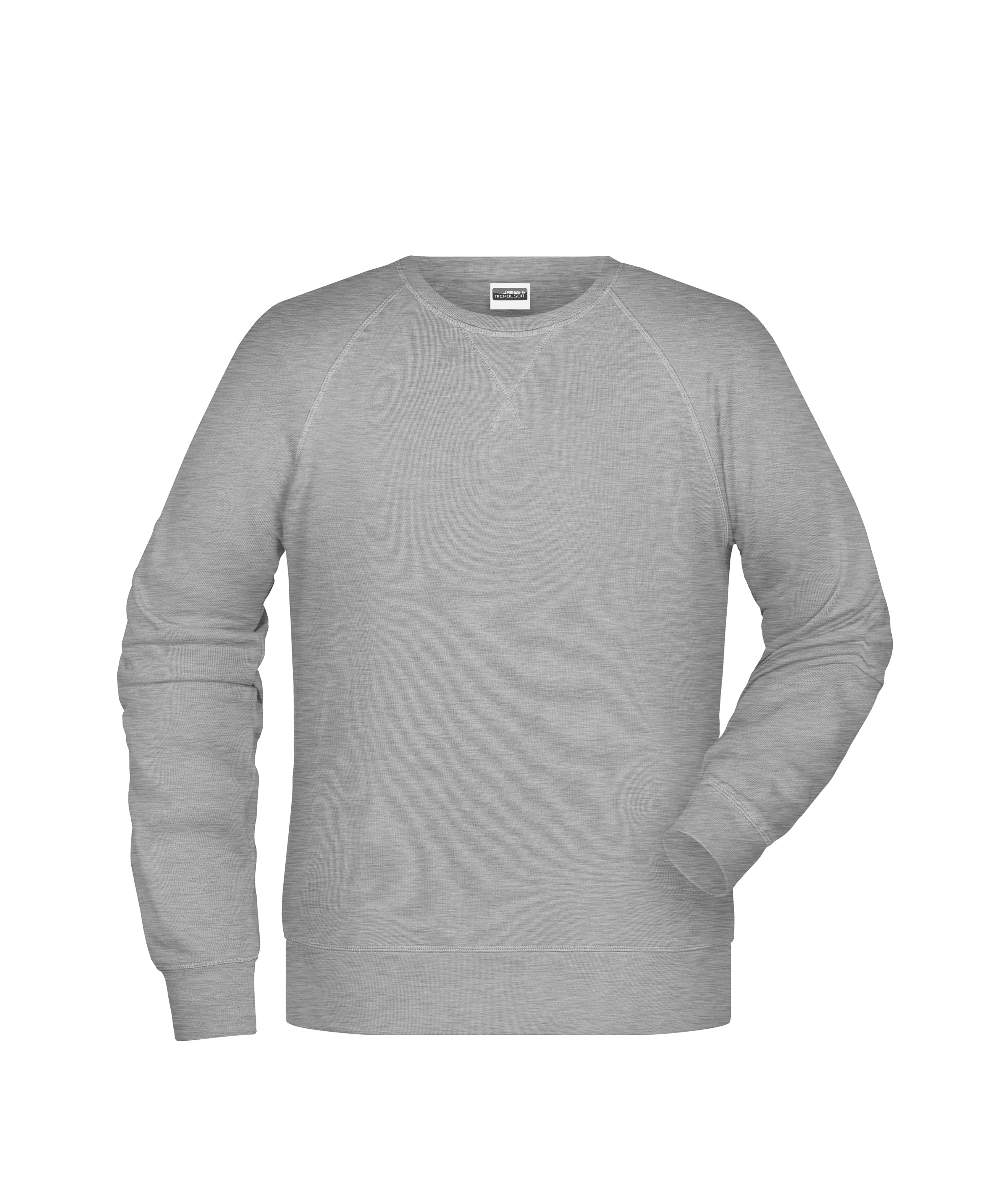 James & Nicholson Herren Sweatshirt grey-heather